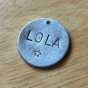 Hand Stamped Custom Dog Tags